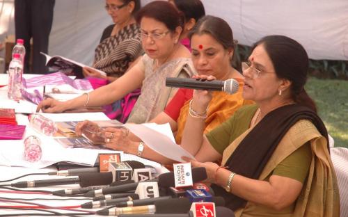 Press conference on Indecent Representation of Women - Act and Initiatives of NCW