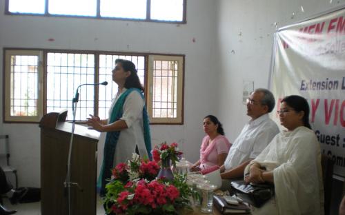 Dr Charu WaliKhanna and Ms Hemlatha Kheria visited the village Garhi Sampla in Rothak District Haryana