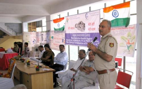 Dr. Charu WaliKhanna Member NCW, Chief Guest at legal awareness camp on “Reproductive Health Rights, Foeticide, Infanticide, PC & PNDT Act, 1994, and The Medical Termination of Pregnancy ACT” held on 21 and 22 September, 2012