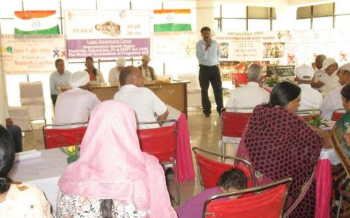 Dr. Charu WaliKhanna Member NCW, Chief Guest at legal awareness camp on “Reproductive Health Rights, Foeticide, Infanticide, PC & PNDT Act, 1994, and The Medical Termination of Pregnancy ACT” held on 21 and 22 September, 2012