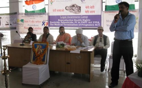 Dr. Charu WaliKhanna Member NCW, Chief Guest at legal awareness camp on “Reproductive Health Rights, Foeticide, Infanticide, PC & PNDT Act, 1994, and The Medical Termination of Pregnancy ACT” held on 21 and 22 September, 2012