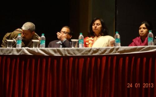 Dr. Charu WaliKhanna, Member NCW was Chief Guest at GENDER AWARENESS CAMP held at Zakir Husain Post graduate Evening College, University of Delhi