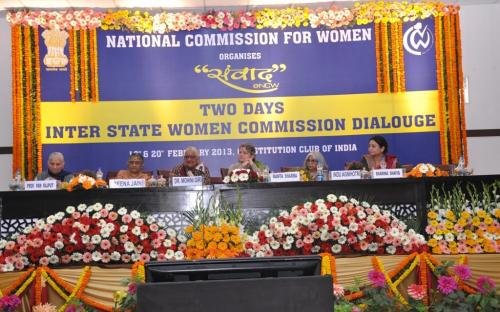 NCW organized SAMVAAD@ncw, the Two Day Inter -State Women Commission Dialogue coordinated by Member Shamina Shafiq