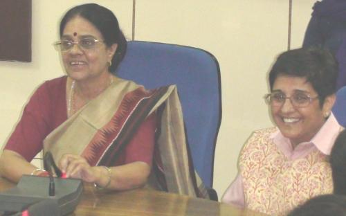 Dr. Kiran Bedi visited the Commission and meet the Chairperson, NCW