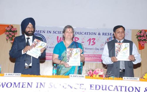 Ms. Mamta Sharma, Hon’ble Chairperson, NCW was the chief guest at Women in Science, Education & Research – WISER -13, A seminar to celebrate International Women’s Day Chandigarh 