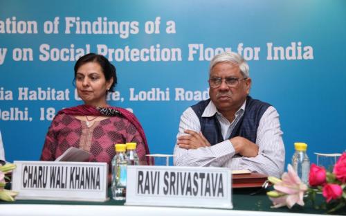 Dr Charu WaliKhanna, Member, NCW attended Dissemination of Findings of a Joint Nation Study on Social Protection Floor for India