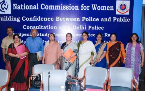 The members of the Commission attended a consultation on Building Confidence between Police and Public Consultation with Delhi Police organized by Special Study Expert Committee on rape