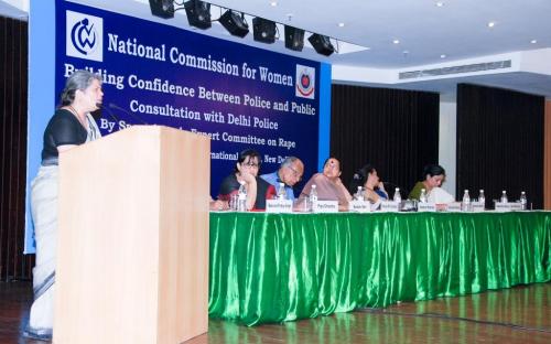 The members of the Commission attended a consultation on Building Confidence between Police and Public Consultation with Delhi Police organized by Special Study Expert Committee on rape