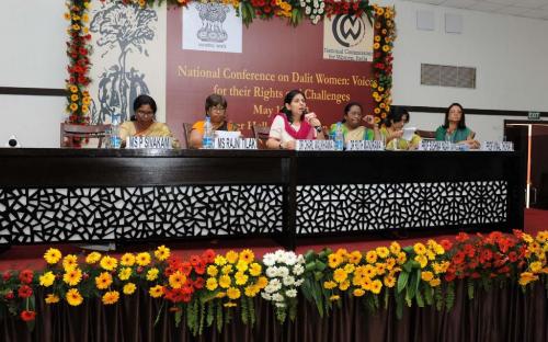 National Commission for Women organised a National level Conference on Dalit women entitled “Dalit Women : Voices for their Rights and Challenges” coordinated by Ms. Hemlata Kheria, Member NCW