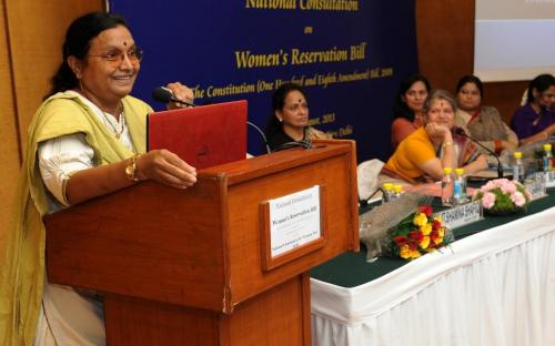 National Commission for Women organized a National Consultation on Women’s Reservation Bill, The Constitution (One Hundred and Eight Amendment Bill)