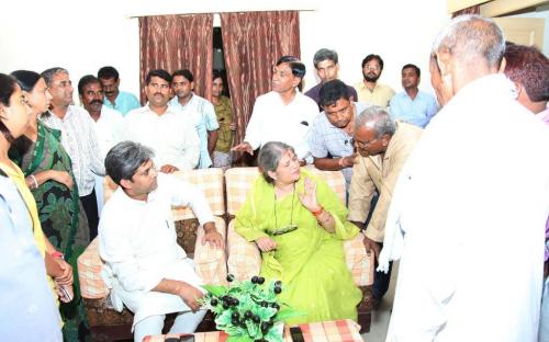 Smt. Mamta Sharma, Hon’ble Chairperson, NCW visited district Bundi and met the officials