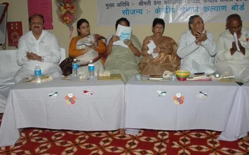  Ms. Hemlata Kheria, Member, NCW was Chief Guest at Shakti Sadbhavna Sammelan at Gandhi Ashram, Kingsway Camp, Delhi