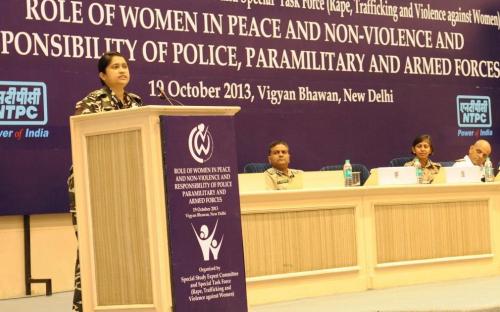 National Commission for Women organized in collaboration with Special Study Expert Committee and Special Task Force (Rape, Trafficking and Violence against Women) a seminar on “Role of Women in peace and non-violence and responsibility of Police