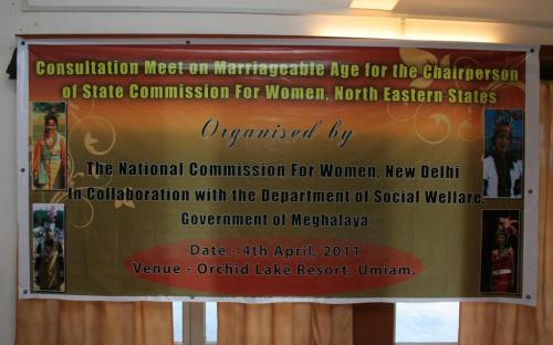 Consultation on "Marriageabel Age" with the Chairperson of State Commission for Women of North Eastern States