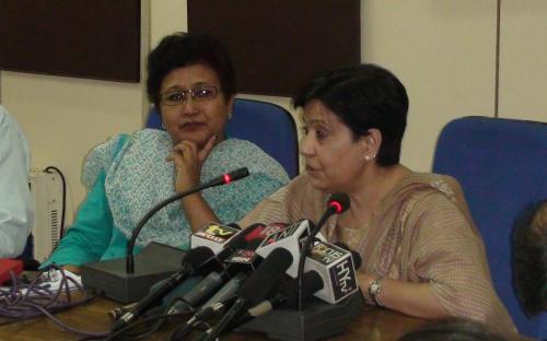 Press conference of Ms. Yasmeen Abrar, Acting Chairperson, NCW