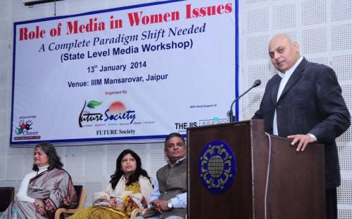 Smt. Mamta Sharma, Chairperson, NCW attended a State Level Workshop on “Role of Media in Women Issues – A Complete Paradigm Shift Needed” at IIIM Mansarovar, Jaipur