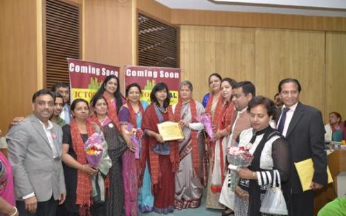 Smt. Mamta Sharma, Hon'ble Chairperson, NCW was Guest at Honoring of Talented Women on World’s Women Day and 23rd Kavyatri Sammelan organized by Rajasthani Academy at India Habitat Center, Lodhi Road New Delhi