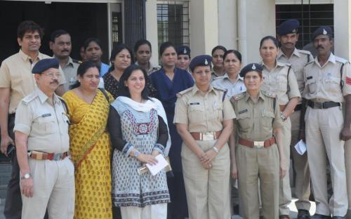 Dr. Charu WaliKhanna, Member, NCW inspected Mahila Thana, Indore and functioning of women Helpline