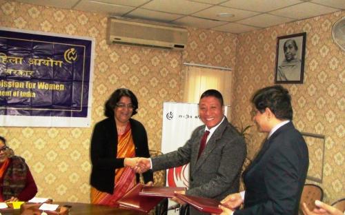 MOU with Delhi Police & TISS under "Violence Free Home - A Women's Right"