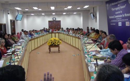 National Consultation on Surrogacy Issues  National Commission for Women organized a National Consultation