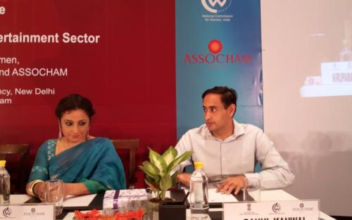 (Frm L to R) Ms. Lalitha Kumaramanglam, Chairperson, NCW, Shri Prakash Javadekar Minister Information & Broadcasting