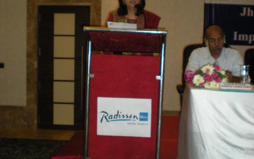 Dr Charu WaliKhanna, Member NCW addressing participants