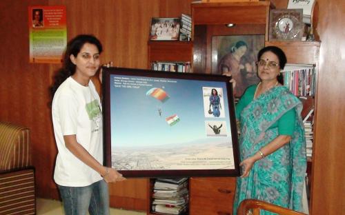 Ms. Archana Sardana with NCW Chairperson Dr. Girija Vyas