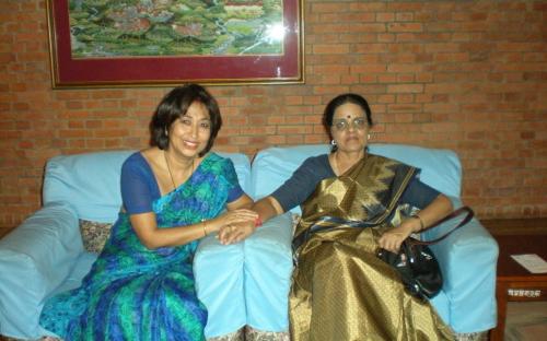 A political visit of Dr. Girija Vyas to Nepal