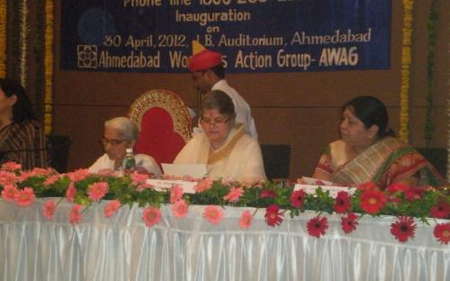 Her Excellency, Governor of Gujarat Dr. Shrimati Kamalaji and Ms.Mamta Sharma, Chairperson, National Commission for Women launch Toll Free Helpline 