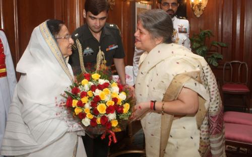 A delegation from the Commission visited her Excellency the President of India, Smt Pratibha Patil