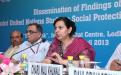 Dr Charu WaliKhanna, Member, NCW attended Dissemination of Findings of a Joint Nation Study on Social Protection Floor for India